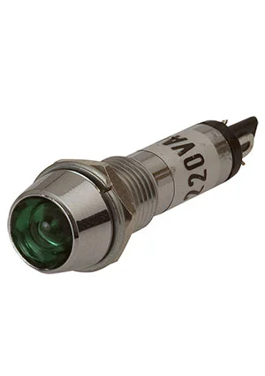 KLS L-KLS9-IL-M8-03B-N1-G, лампа неоновая с держателем зеленая (аналог для N-701G)