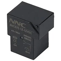 NCR NNC67E-1Z 24VDC, Реле, 24В, 240В АС, 30А, 1FormC, =NRP15-C-24D