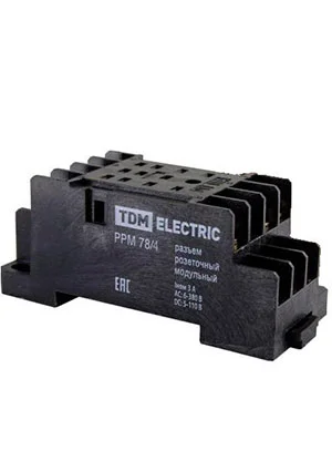 TDM electric PPM78/4, колодка для реле РЭК78/4 (SQ0701-0008)