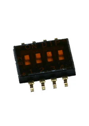 DIPTRONICS DHN-04-T-V-T/R, DIP переключатель 4 поз. SMD 1.27мм (NHDS-4)