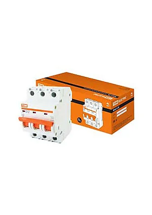 TDM Electric SQ0206-0165, Авт. выкл.ВА47-29 3Р  2А 4,5кА х-ка D