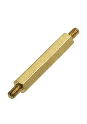 RUICHI PCHNN-25, Стойка монтажная для печатной платы RUICHI PCHNN-25, шестигранная, латунная