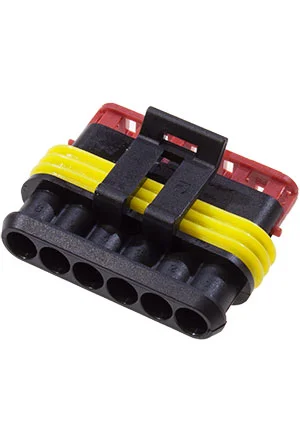 LHE 215000610175, аналог 282090-1 SUPERSEAL1.5, корпус розетки 6 контактов