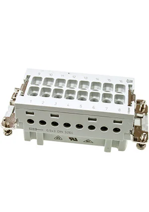 TE Connectivity 1-1103639-1, HTS розетка HE.16 size6, 400В/16А