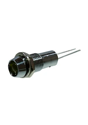 KLS L-KLS9-IL-M8-01B-Y, Светодиод с держателем желтый D=8.8мм h=3.5мм M8