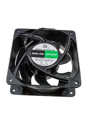JIULONG MOTOR G16062HA2BL-7P, вентилятор 220В провода 160х160х62мм подшипник качения