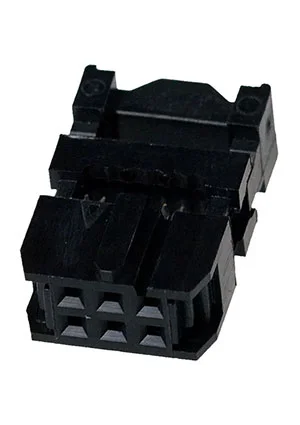 KLS IDC-06F, гнездо на шлейф шаг 2.54мм (L-KLS1-204-06-B)