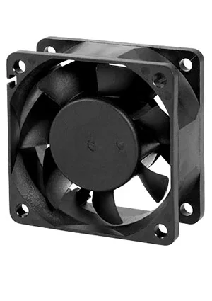 EVERCOOL EC6025L12S, Вентилятор 12В, 60х60х25мм , подшипник скольжения, 4000 об/мин + крепеж