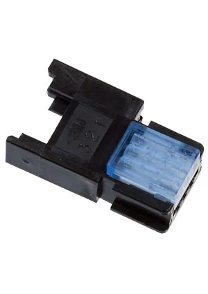 3M 37303-A165-00EMB, IDC гнездо на кабель 3 контакта шаг 2мм 2А/1500В синее
