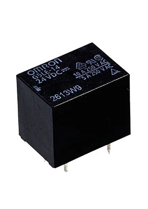 OMRON G5LE-14-24VDC, реле 24VDC, 10A/120VAC 400мВт 22,5*16,5*19мм