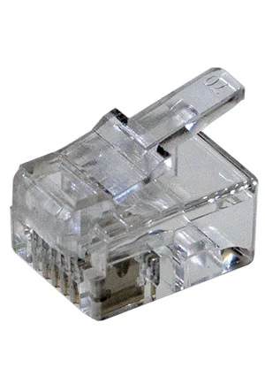KLS L-KLS12-RJ12-6P6C-01, вилка на кабель TP-6P6C