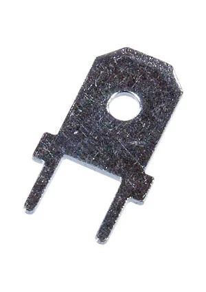 KLS L-KLS8-01128-PC-250, клемма ножевая на плату 6.35 мм (аналог для TA-M)