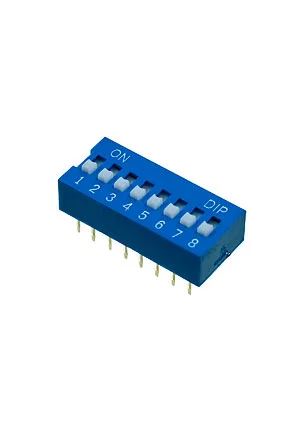 KLS L-KLS7-DST-08-B-00, DIP переключатель 8 поз. (аналог для SWD 1-8 ВДМ 1-8)
