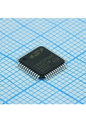 Silicon Labs C8051F580-IQR, Микроконтроллер семейства 8051 8-бит 50 МГц 128кБ Флэш-память питание 5 В шина CAN, T