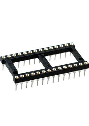 TE Connectivity 9-1437539-2, панелька для микросхем TRL-28 DIP широкая (828-AG11D-ESL)