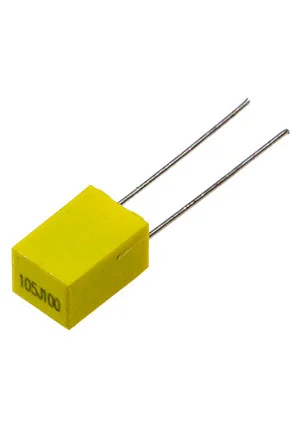 JEC JMEB105J0100DH0520, Конденсатор плёночный 1 мкФ 10% 100 VDC P=5мм 6*11*7.2 =B32529D1105K