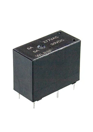 Gangyuan WL33F-S-105M, реле 5В, герметичное, катушка 0.2 Вт, 1Form A= G5Q-1A4-EU-5VDC = HF33F-G-1A 5VDC = HF3