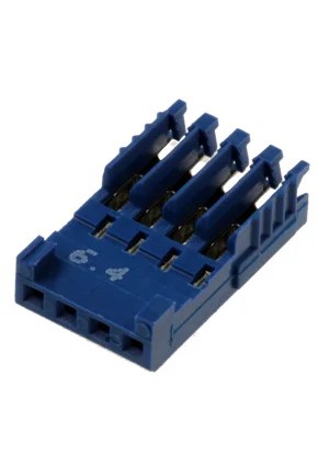 TE Connectivity 281783-4, каб.розетка 1х4 контакта шаг 2.54 мм AMPMODU HE14
