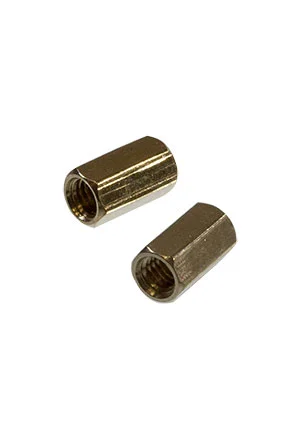 KLS PCHSS4-10, стойка для печатной платы латунная М4 шестигранная (L-KLS8-DBK-M4-E5.5-L10)