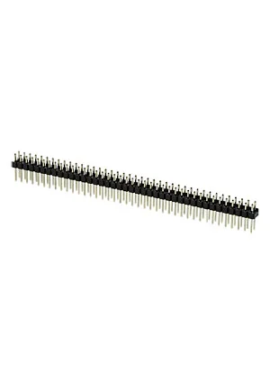 KLS PLD-80, вилка штыревая 2.54мм 2x40 прямая (L-KLS1-207-2-80-S)