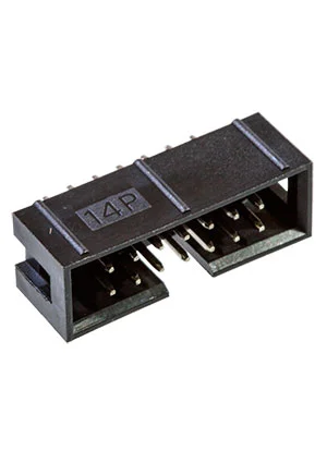 KLS BH-14 (IDC-14MS), вилка на плату шаг 2.54мм прямая (L-KLS1-202-14-S-B)