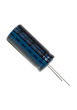 JAMICON JTK228M100S1GMQ50L, конденсатор электролитический 2200мкФ 100В 105C 22*50 (К50-35)