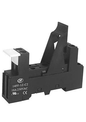 HONGFA 14FF-H4, пластиковый фиксатор для 14FF-1Z-C2/14FF-1Z-C3/14FF-2Z-C2/14FF-2Z-C3/14FF-2Z-C4