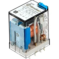 Finder 55.33.9.024.0060, промежуточное реле в розетку, 3CO 10A; 24В DC;  диод + LED