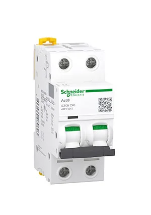 Schneider A9F74240, Автоматический выключатель ACTI9 iC60N 2P 40А С  6кА