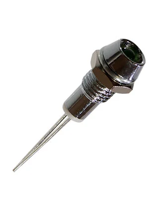 KLS L-KLS9-IL-M6-03A-W/O-2V-G, Светодиод с держателем зеленый D=7.5мм h=3.2мм M6 (аналог для L-603G)