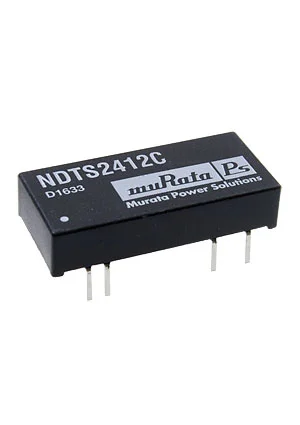 Murata PS NDTS2412C, DC/DC преобразователь на плату 3Вт 24В-12В DIP24 (TEN3-2412)