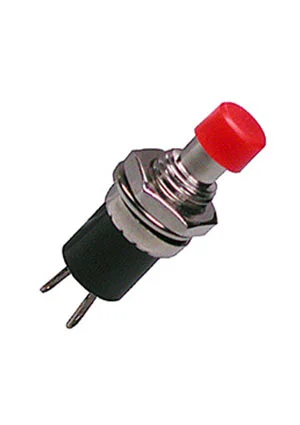 Switronic PB-05-7R1-G, кнопка без фиксации 250В 1А красная OFF-(ON) (аналог для SPA-106B1 PSW5)