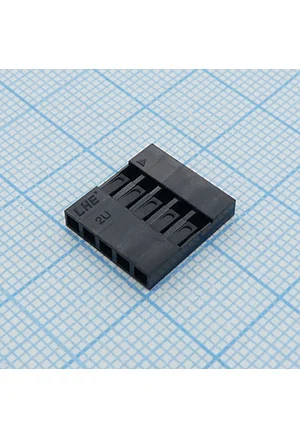 CONNFLY I-DS1071-SCB01x5, гнездо на кабель 1x5, шаг 2.54мм, без контактов BLS-05