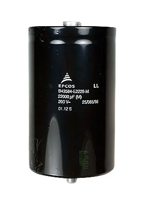 TDK EPCOS B43584E2229M, B43584E2229M000, конденсатор электролитический 22000мкФ 200В под винт