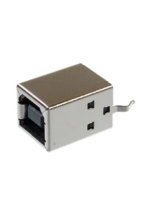 CONNFLY DS1099-01-BN0, USB разъем тип B вертикальный USBB-1FV