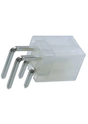 KLS MF-2x2MRA (MF-04MRA), вилка на плату 4.2мм угл. Mini-Fit (L-KLS1-4.20-2X02-R)
