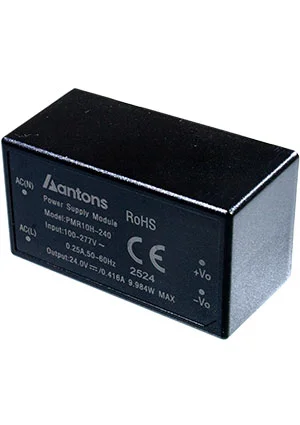 ANTONS POWER PMR10H-240, = LD10-23B24R2-M AC/DC Board Mount AC-DC-преобразователь на печатную плату, 10 Вт, 4кВ,