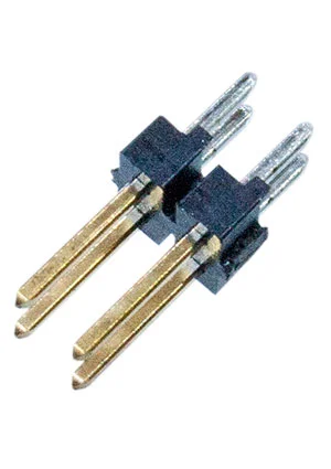 TE Connectivity 5-146257-2, 4P HEADER GOLD 30u double row