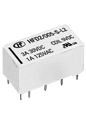 HONGFA HFD2/024-M-L2-A, Миниатюрное реле, 24 VDC,  250 V, 3A, = G6AK-274P DC24