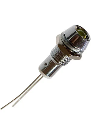 KLS L-KLS9-IL-M6-03A-W/O-2V-Y, Светодиод с держателем желтый D=7.5мм h=3.2мм M6 (аналог для L-603Y)