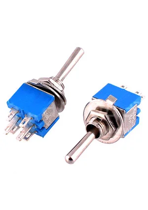 DAIER SMTS-202, тумблер 6 контактов, 1.5А 250В ON-ON