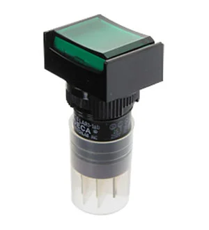 DECA P16LMT2-1ABKG, кнопка без фиксации с LED подсветкой 240В 4А