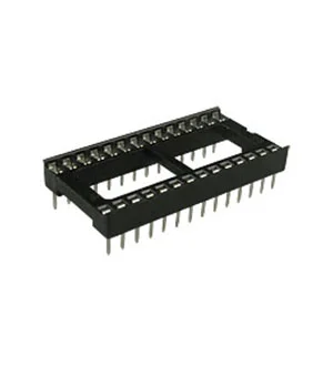 CONNFLY DS1009-28, SCL-28 DIP панель широкая шаг 2.54мм 28 контактов