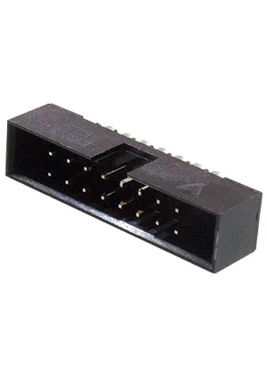 Китай BH2-16, вилка на плату прямая 16 контактов шаг 2мм (DS1014-16) (IDC2-16MS)