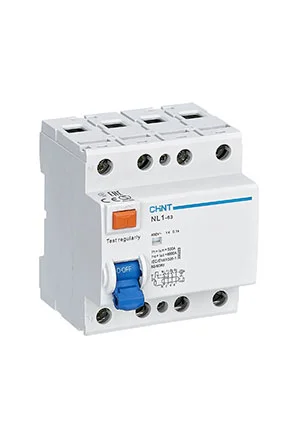 CHINT 200224, УЗО NL1-63 4P 40A 30mA 6kA тип AC (DB)