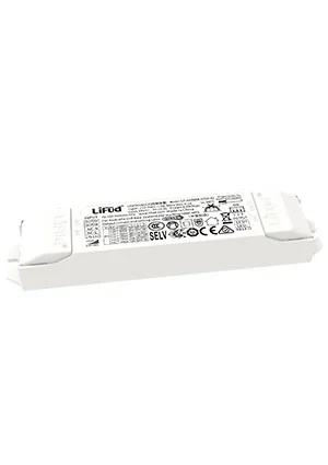 Lifud LF-AAD008-0350-42, LED драйвер, 8Вт, вх 220-240В AC, вых 100-350мА 9-42В DC, изол, пласт, DALI/PUSH