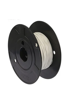 TE Connectivity 55A0111-22-9, WIRE, 100M, 22AWG, COPPER, WHITE, 0.38mm2, Voltage Rating:600V
