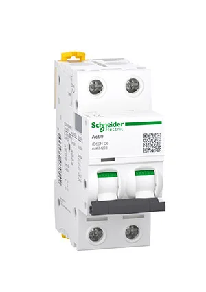 Schneider A9F74206, Автоматический выключатель ACTI9 iC60N 2P 6А С  6кА