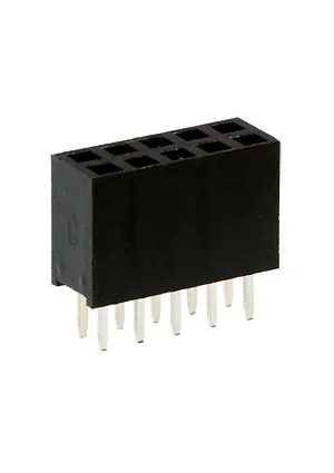 KLS PBD-10, гнездо на плату шаг 2.54мм 2x5 прям. (L-KLS1-208-2-10-S)