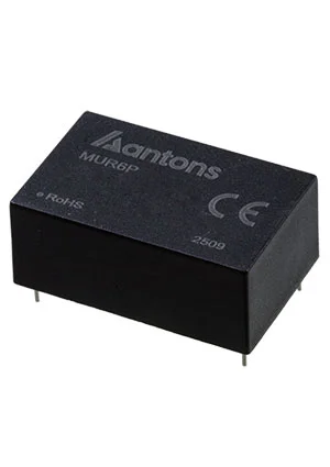 ANTONS POWER MUR6P-2412, DC/DC Regulated URH2412P-6WR3 = URH2412P-6WR3